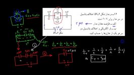 الکتریسیته ساکن ۱۴  حل تمرین خازن