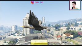 راز عجیب باورنکردنی gta v ..پرنده شدن در gta v .