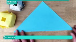 اوریگامی سه بعدی  اوریگامی آسان کاردستی کاغذ اوریگامی بمب آب 02128423118
