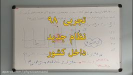 تجربي 98  نظام جديد  داخل کشور  230