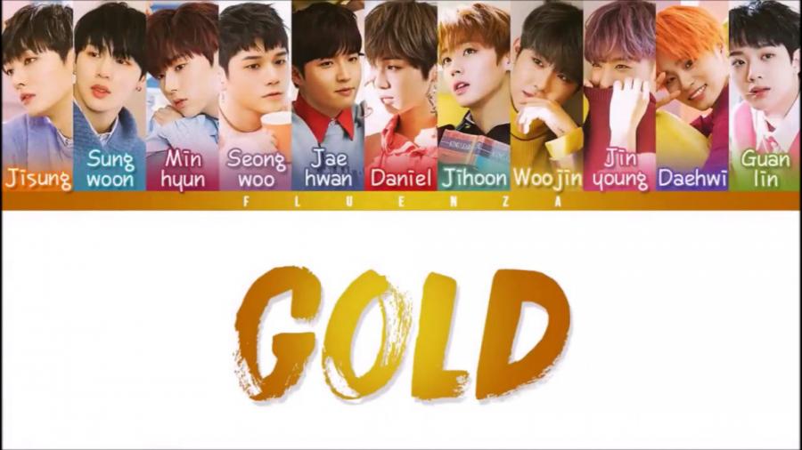 متن کره ای انگلیسی آهنگ GOLD گروه Wanna One