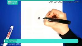 آموزش نقاشی به کودکان  نقاشی طراحی  نقاشی کودکانه نقاشی گربه در دونات 