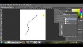 کشیدن منحنی ابزار pen در فتوشاپ