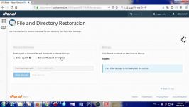 آموزش کار File and Directory Restoration در cpanel