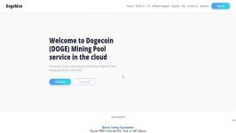 dssminer.com Welcome to Dogecoin DOGE Mining Pool service in the cloud