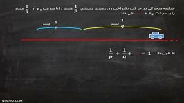 مکانیک  سرعت متوسط در حرکت یکنواخت روی مسیر مستقیم 2