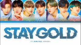 لیریک آهنگ جدید stay gold BTS