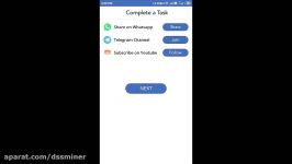 dssminer.com SPIN AND EARN  NEW APP LAUNCHED  EARN MONEY ONLINE  NEW SELF EAR