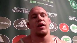 Jake Varner USA after win over Iran at 2015