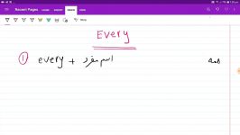 منهای هفت دقیقه گرامر every
