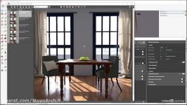 آموزش رندرینگ V Ray Next در SketchUp