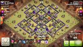 Clash of Clans 3 star Attack Th9 Lavaloonion