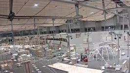 The Siemens booth set up for Hannover 2015