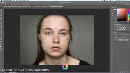 اموزش روتوش ساده سریع مقدماتی در فتوشاپ Amoozesh photoshop