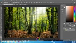 آموزش فتوشاپ ایجاد اشعه خورشید Amozesh photoshop farsi