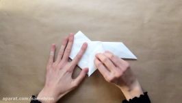 کاردستی  درست کردن ماسک دستمال کاغذی  آموزشی