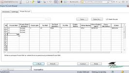 4.Electrical Routes  17.FromTo Lists and Guidelines