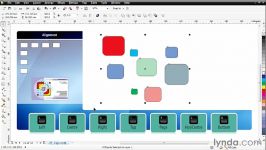 آموزش کورل دراو  قسمت 38  دستور Align مرتب کردن اشیاء
