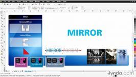 آموزش کورل دراو  قسمت 18  ابزار Mirror