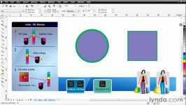 آموزش کورل دراو  قسمت 45  رنگ کردن اشیاء