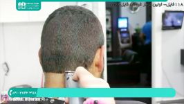 آموزش پیرایشگری مردانه  آرایشگری اصلاح سر مردانه آرایش اصلاح موی پشت گردن