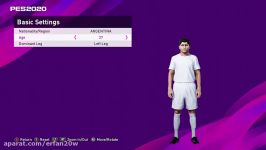 آموزش ساخت فیس مارادونا در بازی PES 2020