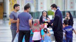 رعایت پروتکل های بهداشتی در حرم مطهر امام رضاع در آغاز دهه کرامت