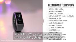 نقد بررسی مچ بند هوشمند شیائومی Redmi Band ترجمه فارسی  موبوتل