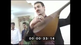 عاشیق صمد شکری نوازنده بالابان عاشیق نوروز درازدست