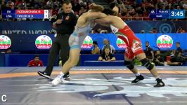 حسن یزدانی ایران مقابل دیوید تیلور آمریکا  مسابقات قهرمانی کشتی جهان