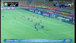 خلاصه بازی استقلال فولاد خوزستان footballi فوتبالی