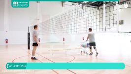 آموزش مبتدی والیبال  ساعد والیبال  والیبال پنجه دفاع توپ 28423118 021