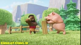 سوپرایز clash of clans در مورد HOG RIDER