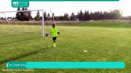 آموزش فوتبال به کودکان  تکنیک های فوتبال آموزش دروازه بانی به کودکان