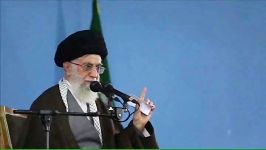 پاسخ امام خامنه ای به تهدید آمریكا+ نماهنگ حامدزمانی