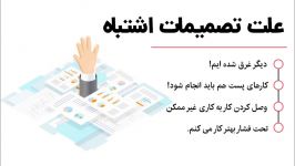 علت تصمیمات اشتباه  رهایی تعلل ویژه برنامه نویس ها  حسین اصلانی