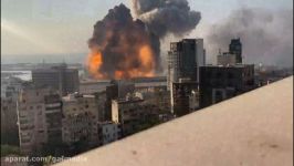 جزییات لحظه انفجار در بیروت خرابی‌های موج انفجار