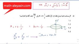 نگاشت یاکوفسکی  حل تست ریاضی مهندسی کنکور ارشد دکتری 99  6