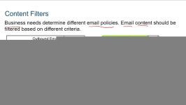 Cisco Email Security Content FIlter