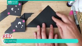آموزش اوریگامی  ساخت اوریگامی آسان  اوریگامی سه بعدی اوریگامی خفاش 