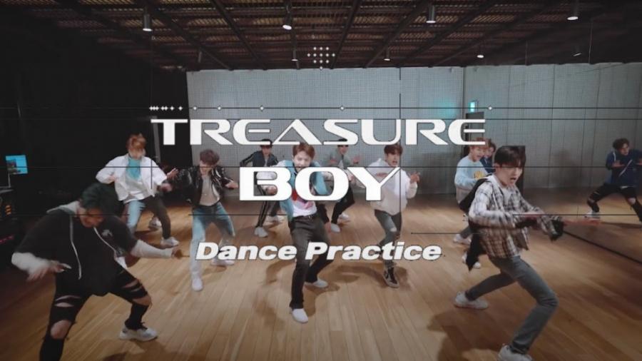 تمرین رقص آهنگ boy گروه treasure