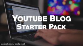 عناصر مدرن یوتیوب Youtube Blog Starter Pack