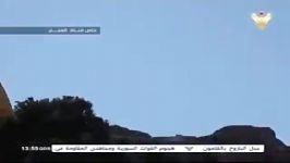 اهتزاز پرچم حزب الله در بیابان های القلمون