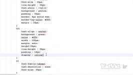 آموزش html css مقدماتی yadvid.ir  جلسه بیست ششم