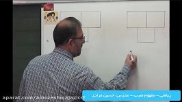 ریاضی  مفهوم ضرب  مدرّس آقای مرادی  جلسه دوازدهم