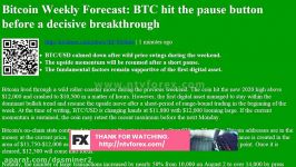 dssminer.com cloudmining and automated trader BOT Bitcoin Weekly Forecast  BT