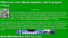 dssminer.com cloudmining and automated trader BOT Elliott wave view  Bitcoin