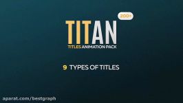 پک 200 تایتل مدرن Animated Titles Pack