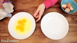 روش جالب سریع جدا کردن زرده سفیده تخم مرغ