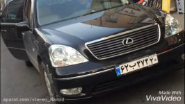 نصب مانیتور فابریک لکسوس LS400